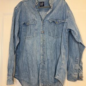GAP Classic Blue Denim Top
